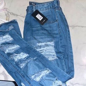 Fashion Nova Distressed Jeans